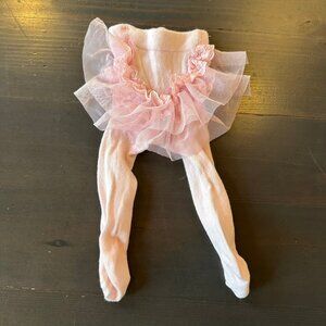 🩰🎀 Baby Tutu Tights – Pink | 0–3 Months 👶💗